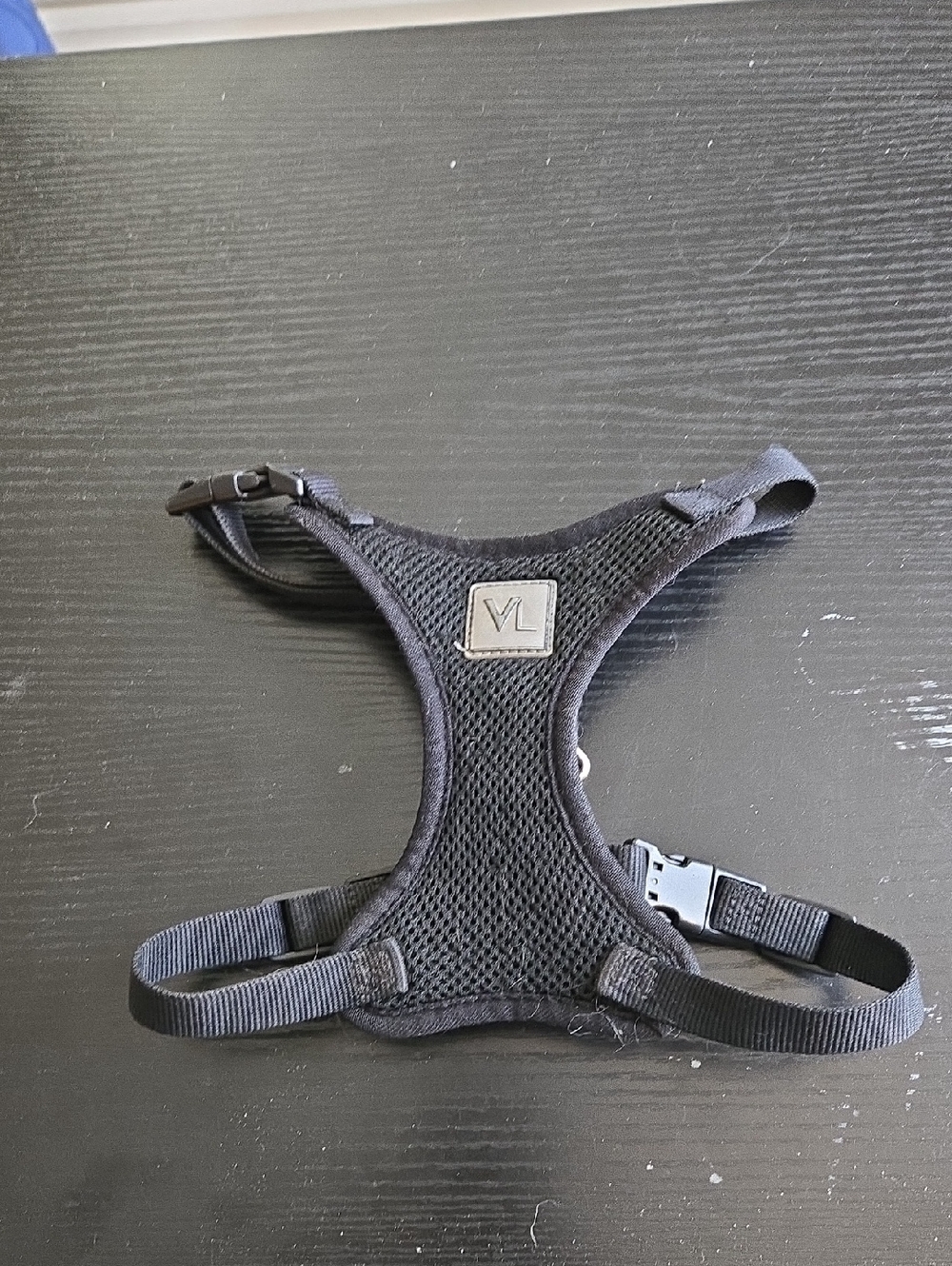 Black Breathable Mesh Dog Harness -
